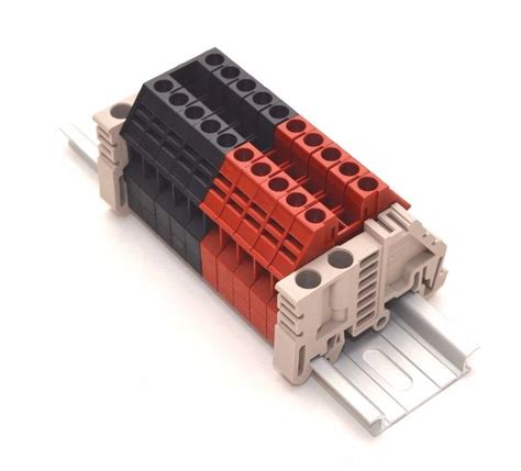 din rail terminal blocks.